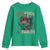 Retro Red White And Bruh Fishing Youth Sweatshirt Funny Patriotic Bass 4th Of July