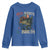 Retro Red White And Bruh Fishing Youth Sweatshirt Funny Patriotic Bass 4th Of July