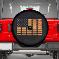 Funny Hot Dog American Flag Spare Tire Cover Patriotic USA 4th of July Summer BBQ Party - Wonder Print Shop