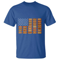 Funny Hot Dog American Flag T Shirt Patriotic USA 4th of July Summer BBQ Party - Wonder Print Shop