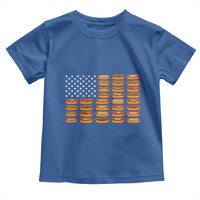 Funny Hot Dog American Flag Toddler T Shirt Patriotic USA 4th of July Summer BBQ Party - Wonder Print Shop