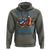 Eating Hotdogs for Two Hoodie Cute Pregnancy Announcement Patriotic 4th Of July