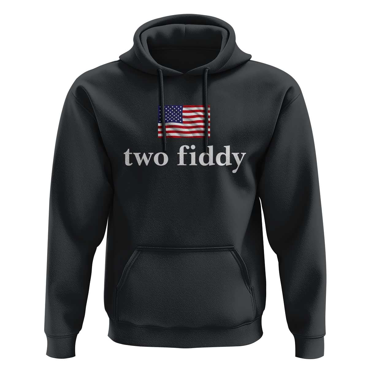 Two Fiddy America 250th Anniversary Minimalist Hoodie Funny US American Flag Slang 1776 to 2026 Semiquincentennial