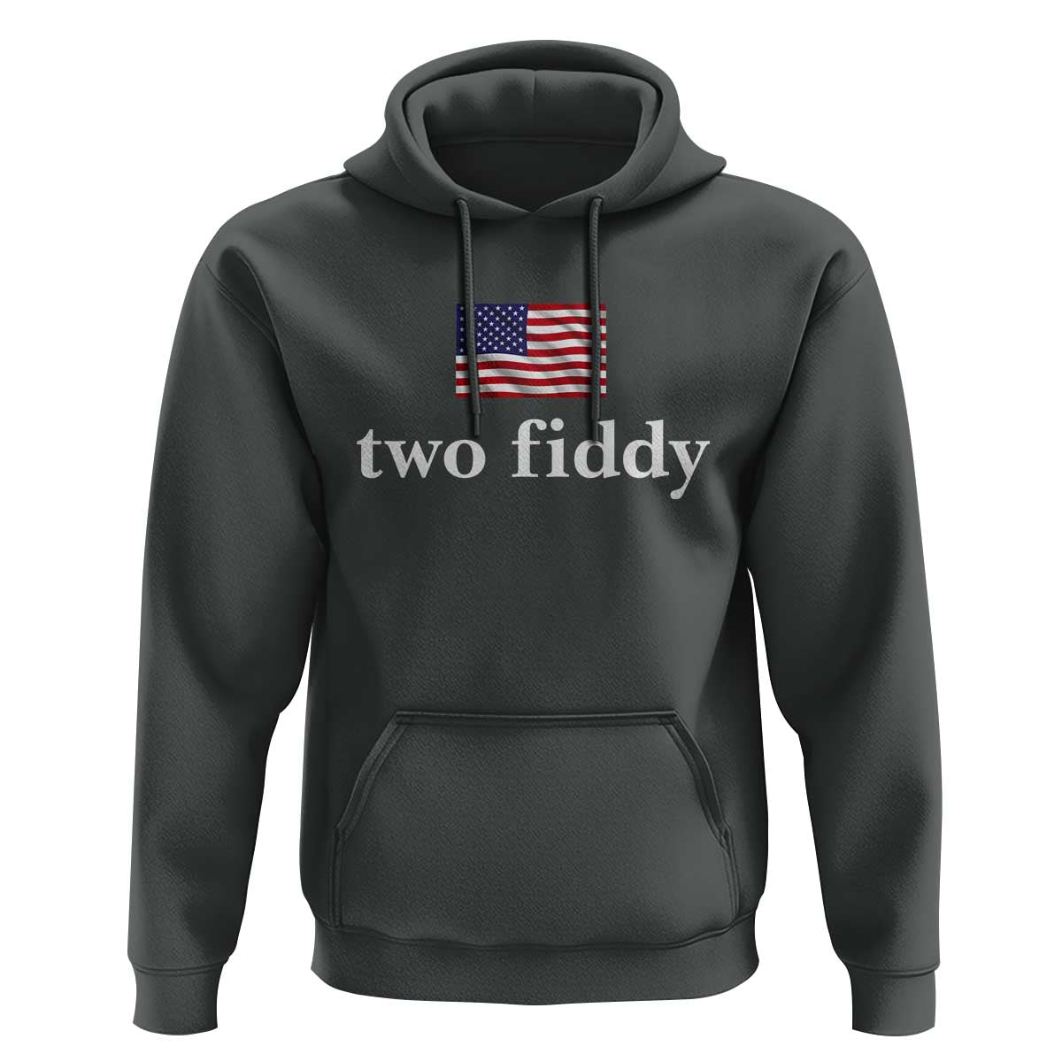 Two Fiddy America 250th Anniversary Minimalist Hoodie Funny US American Flag Slang 1776 to 2026 Semiquincentennial