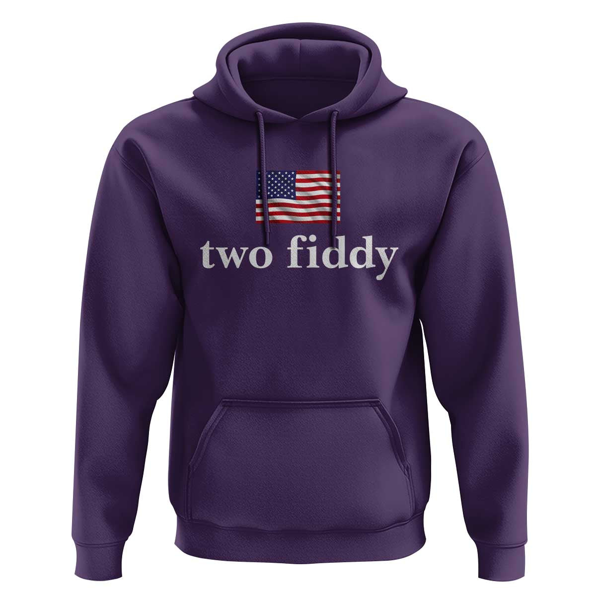 Two Fiddy America 250th Anniversary Minimalist Hoodie Funny US American Flag Slang 1776 to 2026 Semiquincentennial