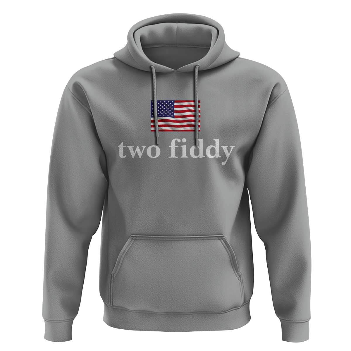 Two Fiddy America 250th Anniversary Minimalist Hoodie Funny US American Flag Slang 1776 to 2026 Semiquincentennial