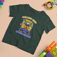 Kindergarten School Bus T Shirt For Kid Rolling Into Kinder 1st Day Of School - Wonder Print Shop