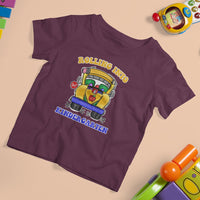 Kindergarten School Bus T Shirt For Kid Rolling Into Kinder 1st Day Of School - Wonder Print Shop