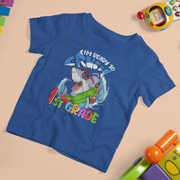 1st Grade Shark T Shirt For Kid I'm Ready To Crush First Grade Attack - Wonder Print Shop