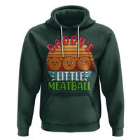 Daddy's Little Meatball Hoodie Dad's Favorite Child Father's Day - Wonder Print Shop