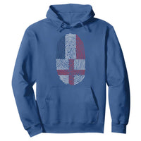 Proud France England Flag Fingerprint DNA Graphic Hoodie French Anglo English Heritage Roots Dual Patriotism