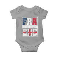 FRA ENG France England Flag Graphic Baby Onesie French English Country Pride