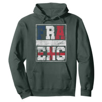FRA ENG France England Flag Graphic Hoodie French English Country Pride