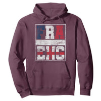 FRA ENG France England Flag Graphic Hoodie French English Country Pride