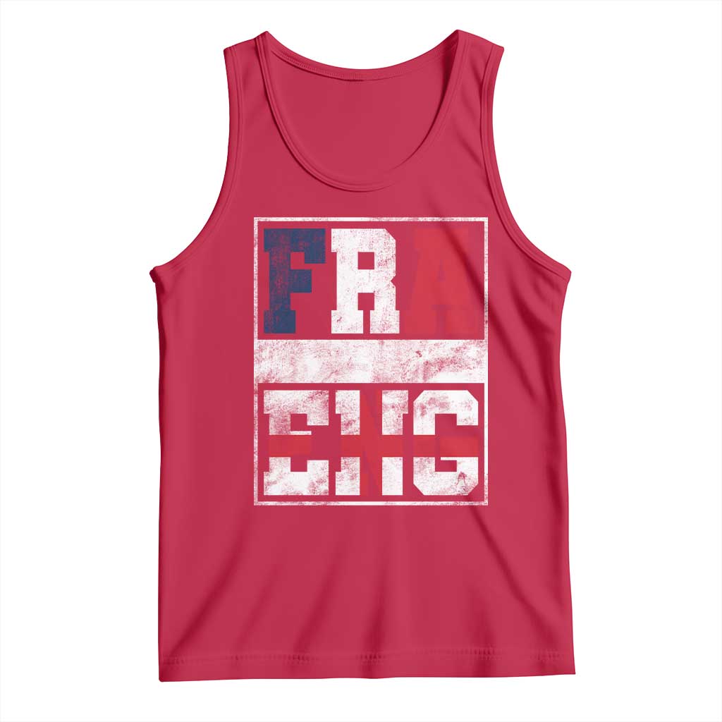 FRA ENG France England Flag Graphic Tank Top French English Country Pride