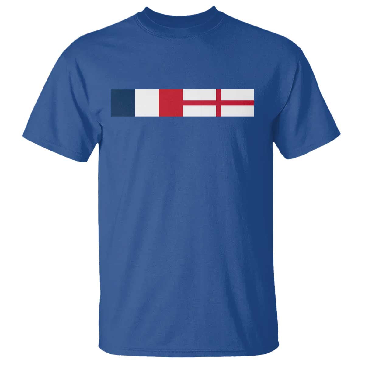 France England Dual Flag Graphic T Shirt Anglo English French Heritage Mixed Roots Pride Match Day