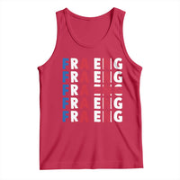 FRA ENG France England Flag Graphic Tank Top French English Typographic Dual Heritage Pride Match Day