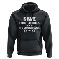 Save Girls Sports Its Common Sense XX Not Equal XY Hoodie Biological Science Varsity Athletic Graphic