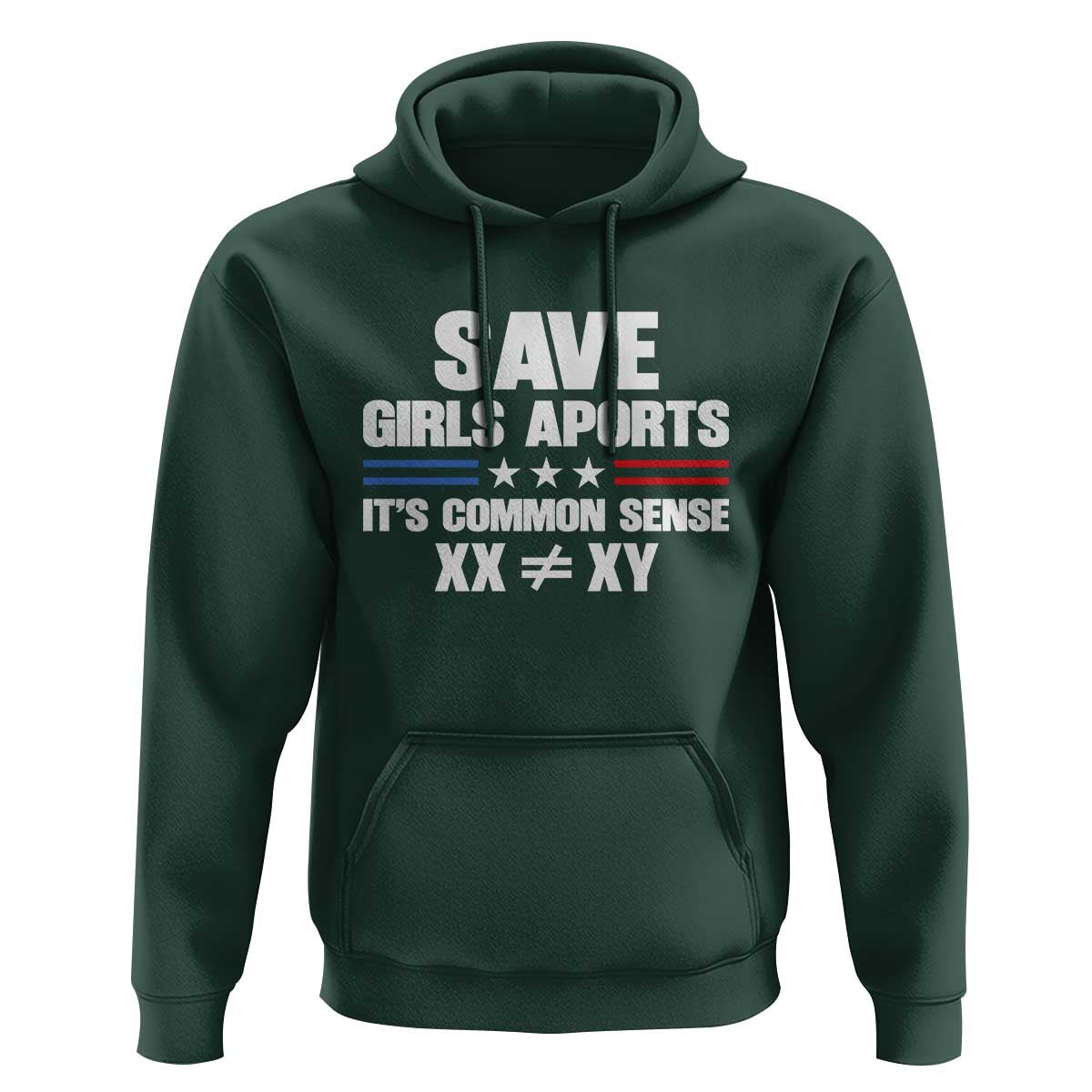 Save Girls Sports Its Common Sense XX Not Equal XY Hoodie Biological Science Varsity Athletic Graphic