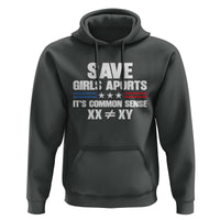 Save Girls Sports Its Common Sense XX Not Equal XY Hoodie Biological Science Varsity Athletic Graphic