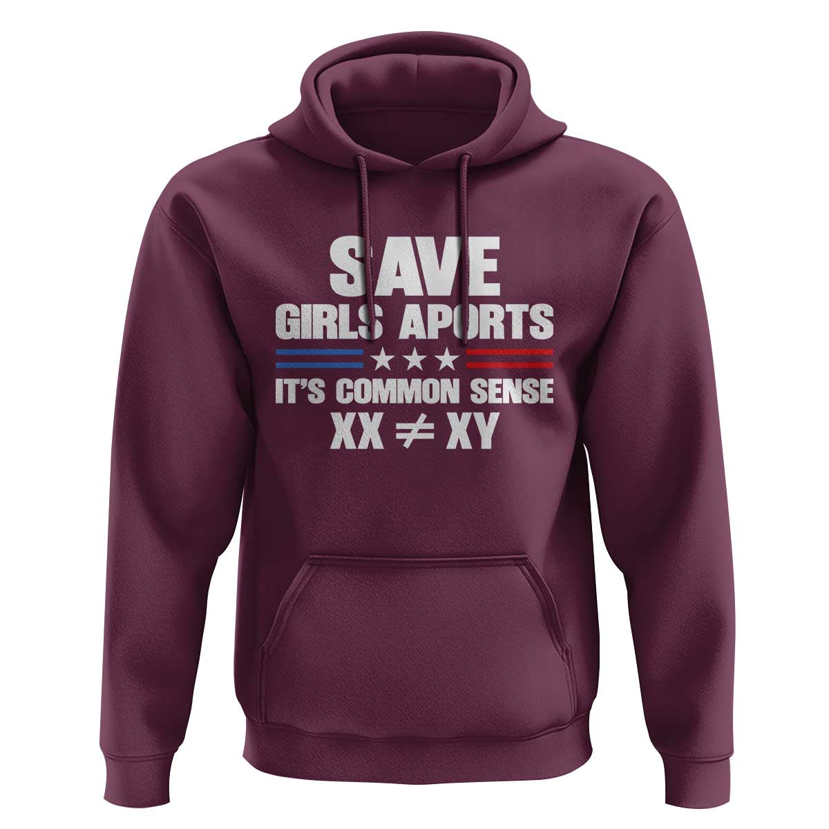 Save Girls Sports Its Common Sense XX Not Equal XY Hoodie Biological Science Varsity Athletic Graphic