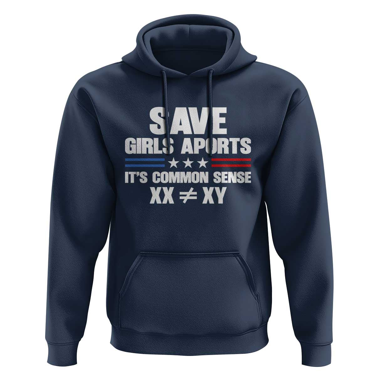 Save Girls Sports Its Common Sense XX Not Equal XY Hoodie Biological Science Varsity Athletic Graphic
