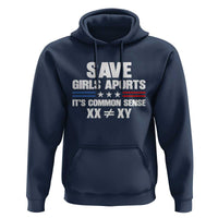 Save Girls Sports Its Common Sense XX Not Equal XY Hoodie Biological Science Varsity Athletic Graphic
