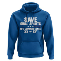 Save Girls Sports Its Common Sense XX Not Equal XY Hoodie Biological Science Varsity Athletic Graphic