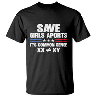 Save Girls Sports Its Common Sense XX Not Equal XY T Shirt Biological Science Varsity Athletic Graphic