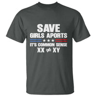 Save Girls Sports Its Common Sense XX Not Equal XY T Shirt Biological Science Varsity Athletic Graphic
