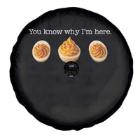 You Know Why I'm Here Deviled Eggs Spare Tire Cover Funny Thanksgiving Potluck - Wonder Print Shop