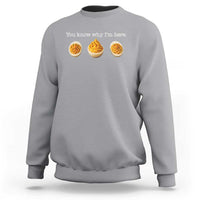 You Know Why I'm Here Deviled Eggs Sweatshirt Funny Thanksgiving Potluck - Wonder Print Shop