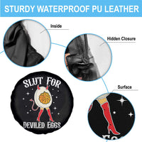 Funny Slut for Deviled Eggs Spare Tire Cover Funny Naughty Thanksgiving Potluck - Wonder Print Shop
