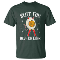Funny Slut for Deviled Eggs T Shirt Funny Naughty Thanksgiving Potluck - Wonder Print Shop