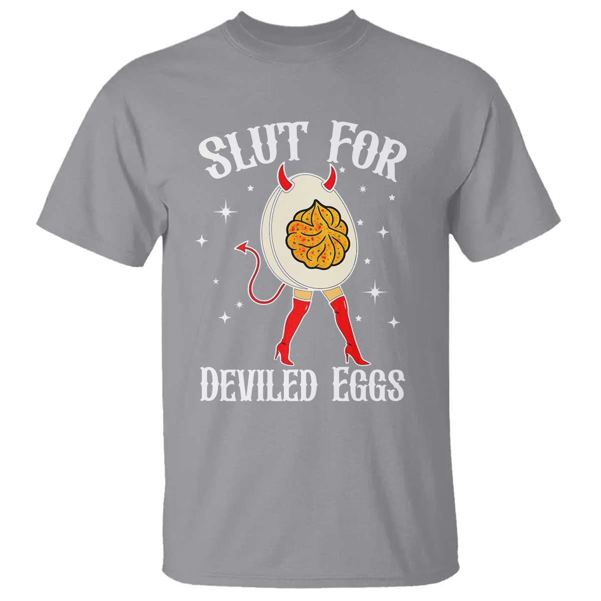 Funny Slut for Deviled Eggs T Shirt Funny Naughty Thanksgiving Potluck - Wonder Print Shop