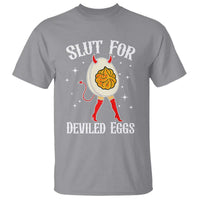 Funny Slut for Deviled Eggs T Shirt Funny Naughty Thanksgiving Potluck - Wonder Print Shop