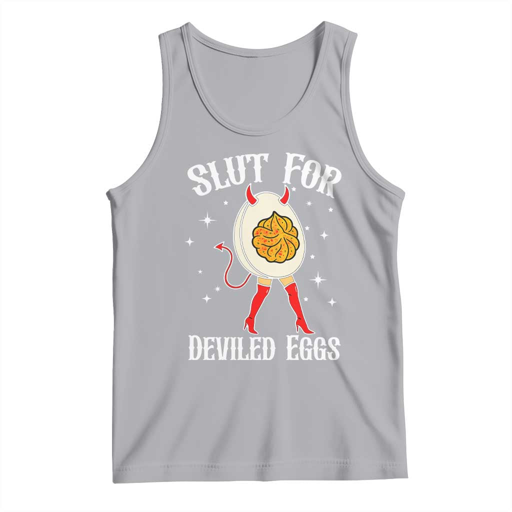 Funny Slut for Deviled Eggs Tank Top Funny Naughty Thanksgiving Potluck - Wonder Print Shop