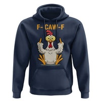 Funny F Caw F Sarcastic Chicken Meme Hoodie Middle Finger Offensive Humor - Wonder Print Shop