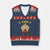 Funny F Caw F Bending Over Chicken Meme V-Neck Knit Sweater Vest Upside Down Head Poultry Humor - Wonder Print Shop