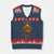 Funny F Caw F Turkey Meme Thanksgiving Graphic V-Neck Knit Sweater Vest Funny Fowl Mood Humor - Wonder Print Shop