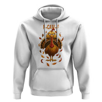 Funny F Caw F Turkey Meme Thanksgiving Graphic Hoodie Funny Fowl Mood Humor - Wonder Print Shop