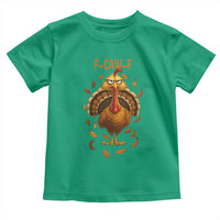 Funny F Caw F Turkey Meme Thanksgiving Graphic Toddler T Shirt Funny Fowl Mood Humor - Wonder Print Shop