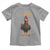 Funny F Caw F Grumpy Black Chicken Graphic Toddler T Shirt Moody Bird Meme for Sarcastic Animal Lovers - Wonder Print Shop