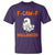 F Caw F Ghost Chicken Costume T Shirt Funny Cute Halloween Poultry Lover - Wonder Print Shop