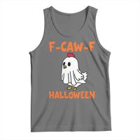F Caw F Ghost Chicken Costume Tank Top Funny Cute Halloween Poultry Lover - Wonder Print Shop