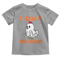 F Caw F Ghost Chicken Costume Toddler T Shirt Funny Cute Halloween Poultry Lover - Wonder Print Shop