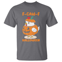 F Caw F Chicken Cute Halloween Costume T Shirt Funny Jack O LAttern Poultry Meme Fall Vibes - Wonder Print Shop