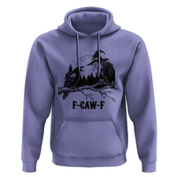 F Caw F Gothic Raven and Witch Hoodie Funny Halloween Spooky October Vibes - Wonder Print Shop