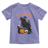 F Caw F Raven Witch Coffee Toddler T Shirt Funny Halloween Sarcastic Gothic Bird with Attitude - Wonder Print Shop