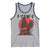 F Caw F Gothic Chicken Horror Tank Top Creepy Skull Rooster Halloween Dark Humor - Wonder Print Shop